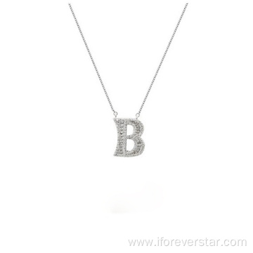 Sterling Silver Letter Pendant Letter Pendant Gold Plated